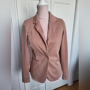 ICHI Ihkate Chic Women's Blazer in Soft Pink sz S